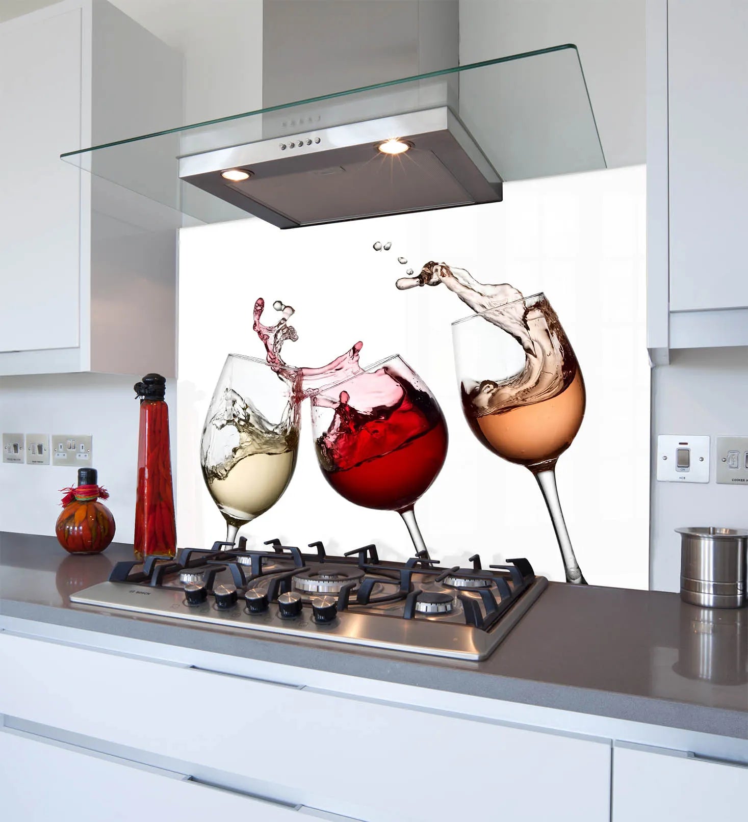 Wine Clink Glass Splashback