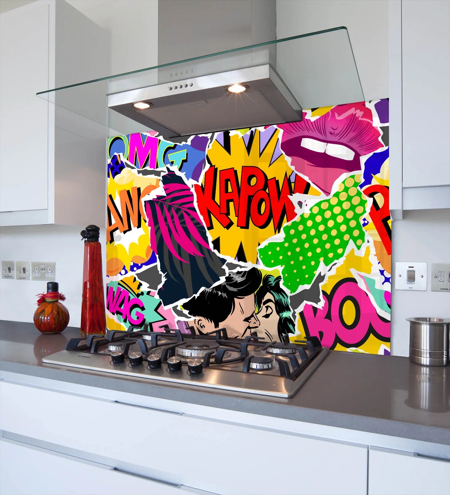 Kapow Kitchen Splashback