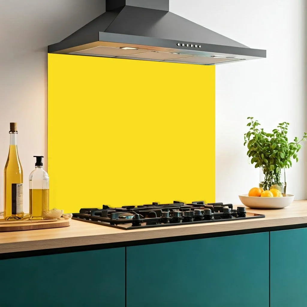 Lemon Glass Splashback