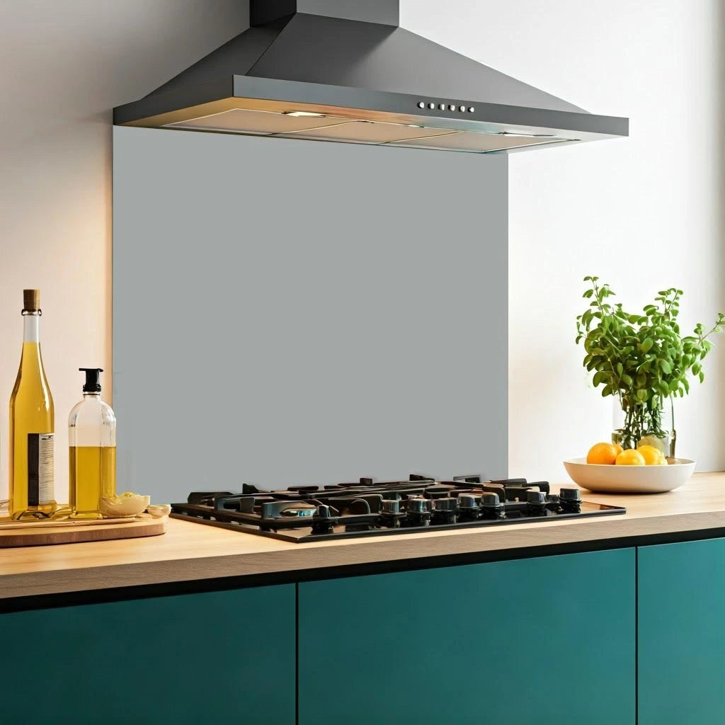 Pewter Glass Splashback