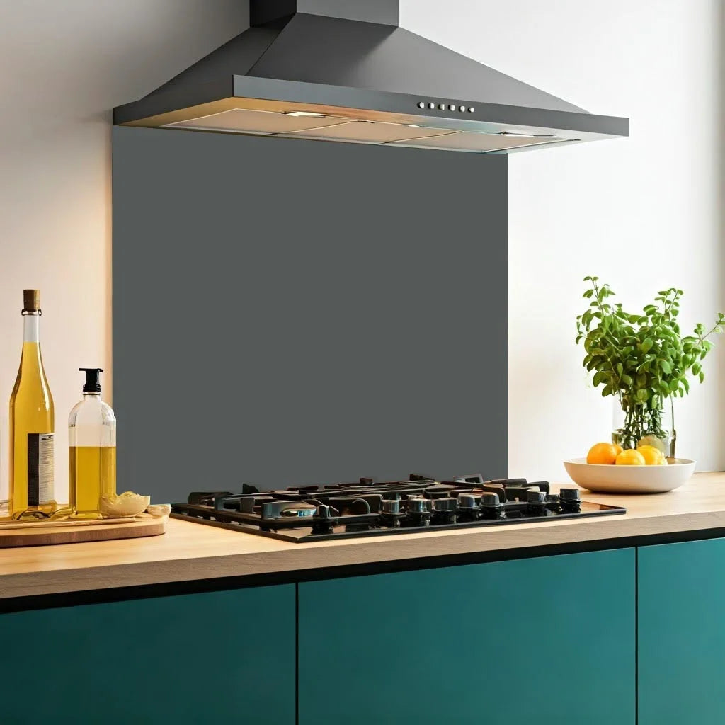 Slate Grey Glass Splashback