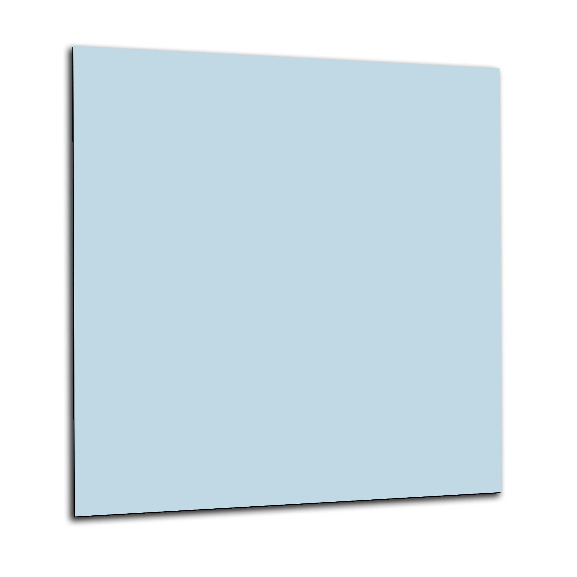 Light Blue Glass Splashback