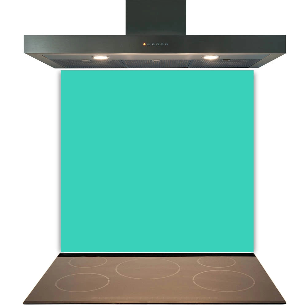 Aqua Marine Glass Splashback
