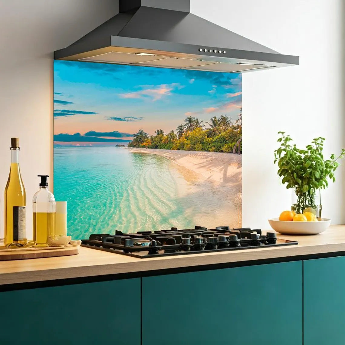 Beach Glass Splashback
