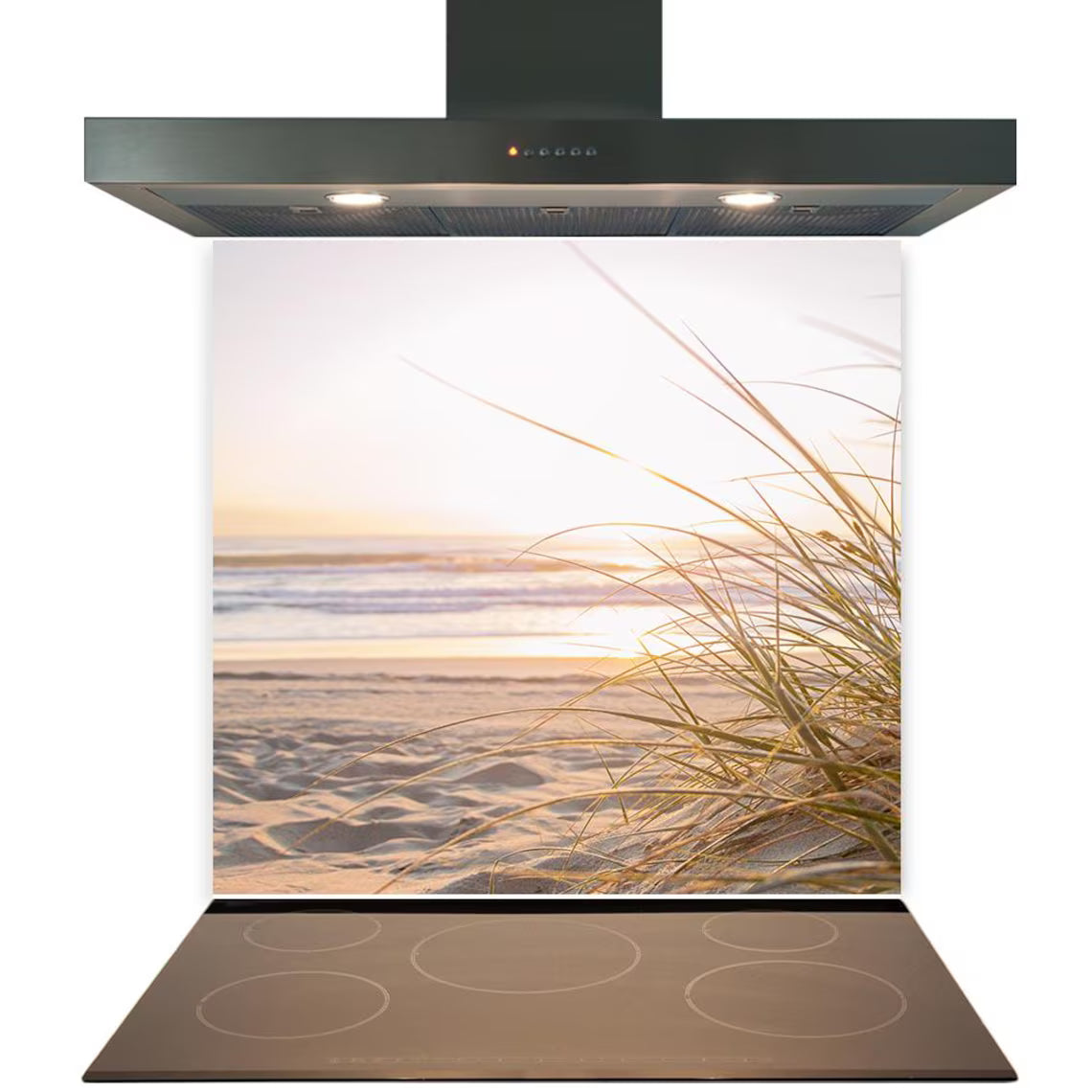 Beach Grass Glass Splashback