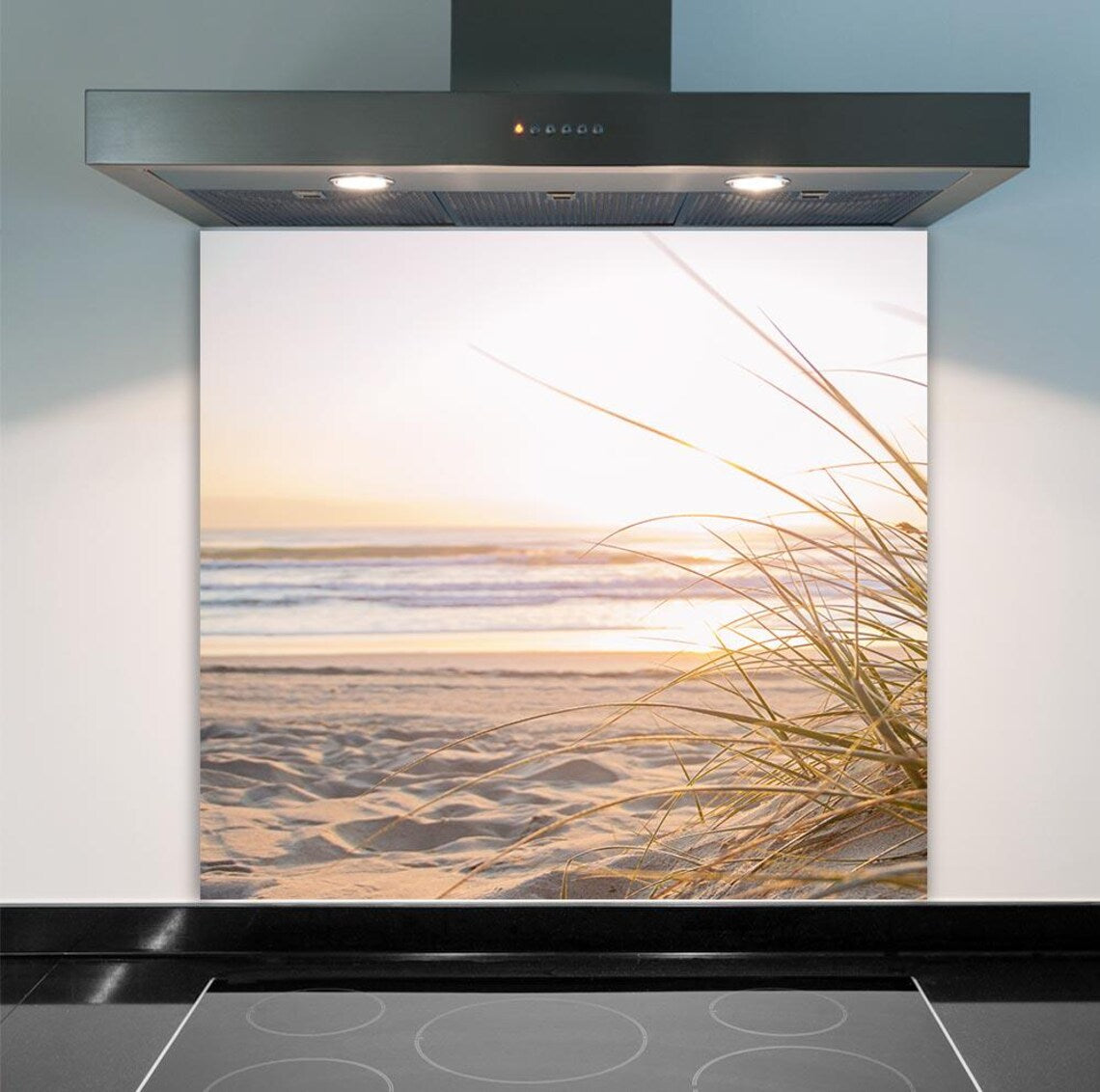 Beach Grass Glass Splashback