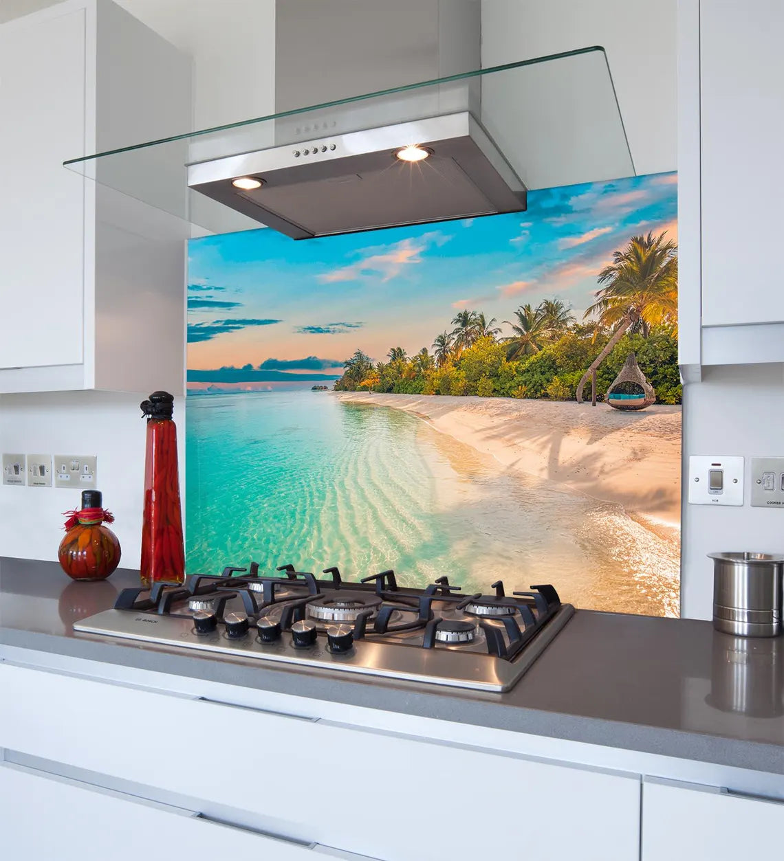 Beach Glass Splashback