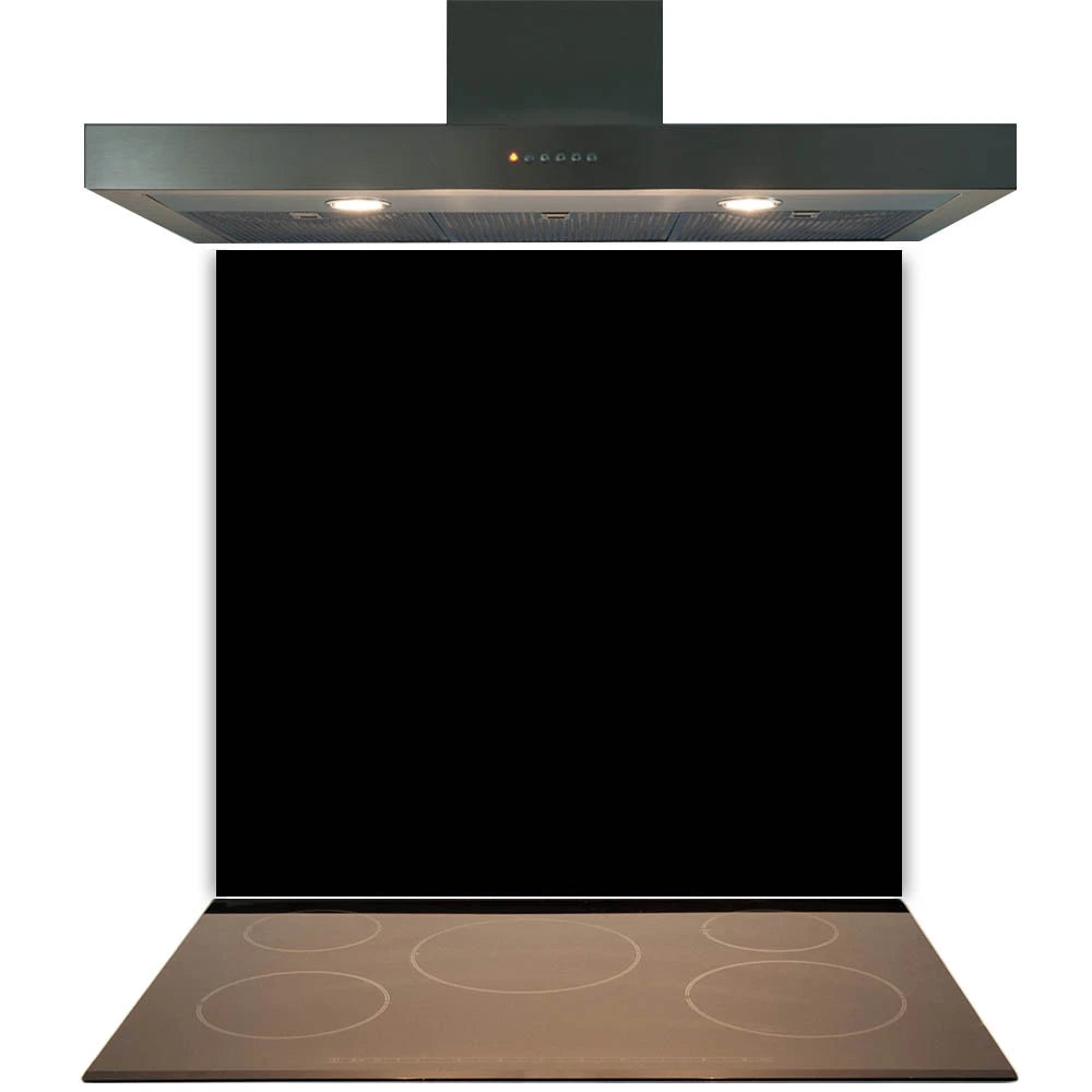 Black Glass Splashback