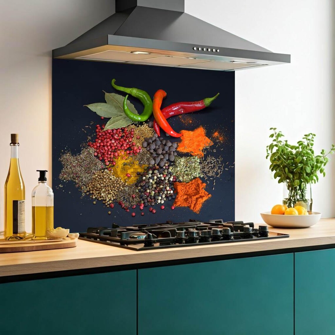 Chilli Spices Glass Splashback