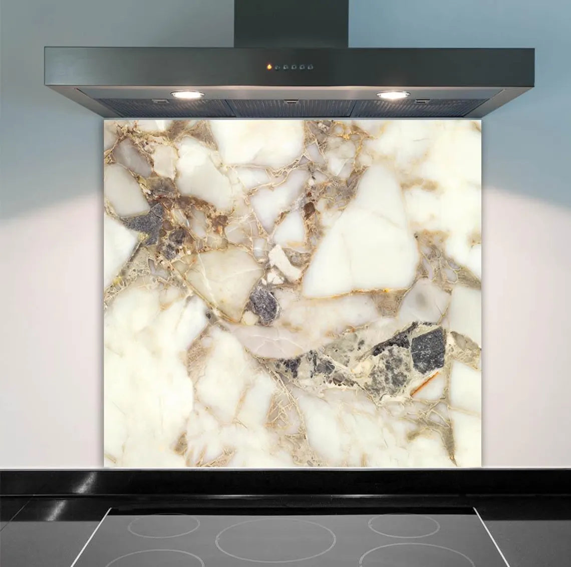 Classic Marble Glass Splashback
