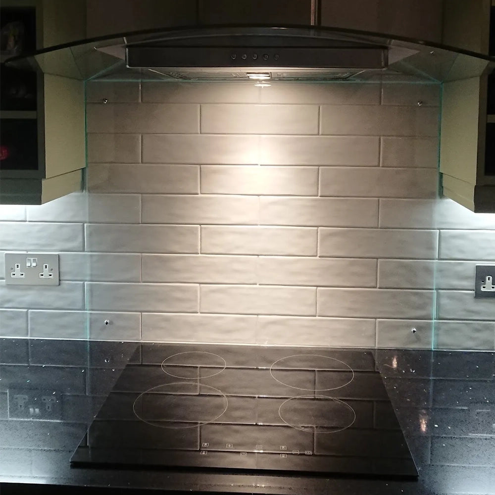 Clear Glass Splashback