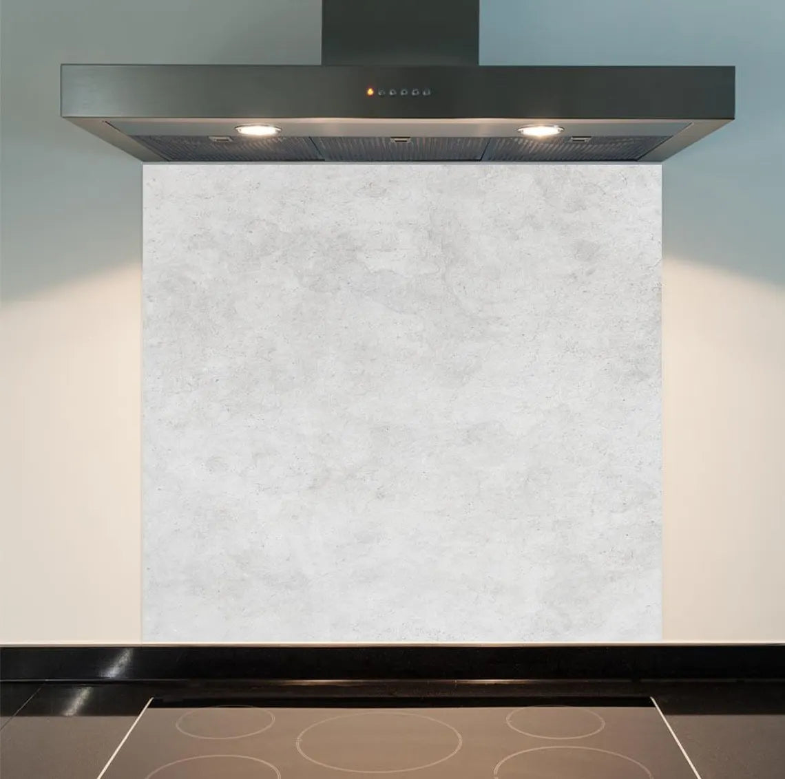 Concrete Glass Splashback