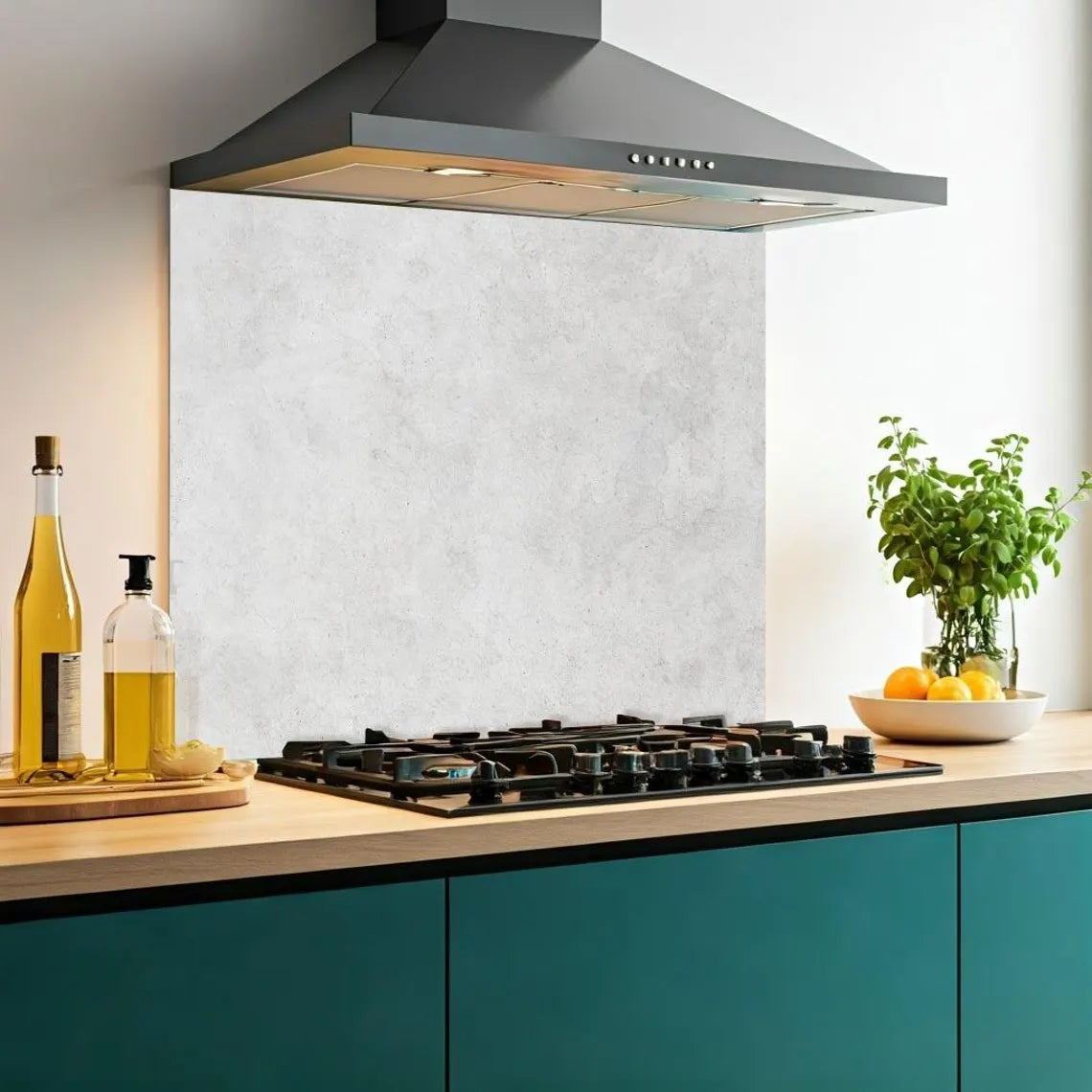 Concrete Glass Splashback