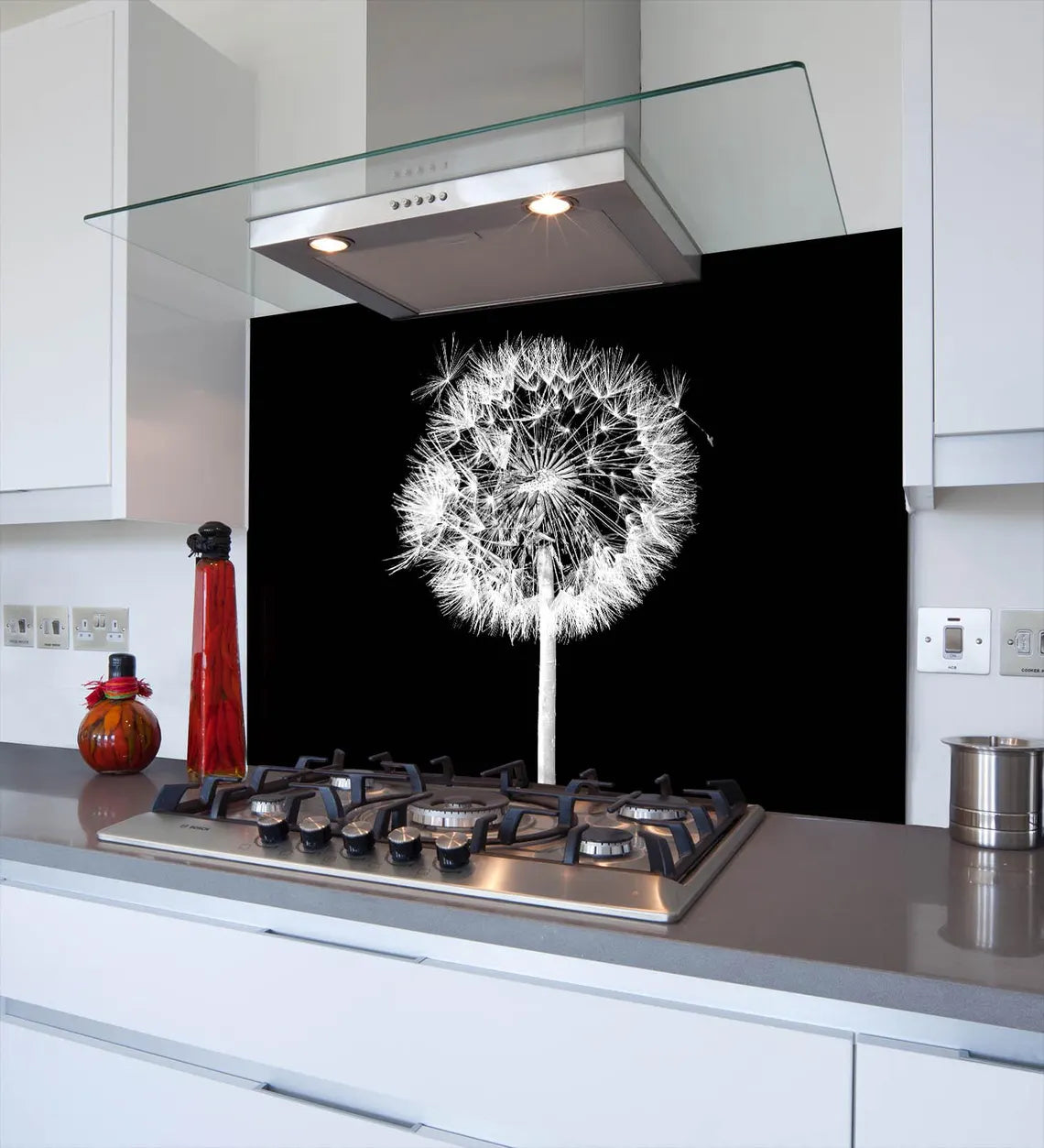 Dandelion Glass Splashback
