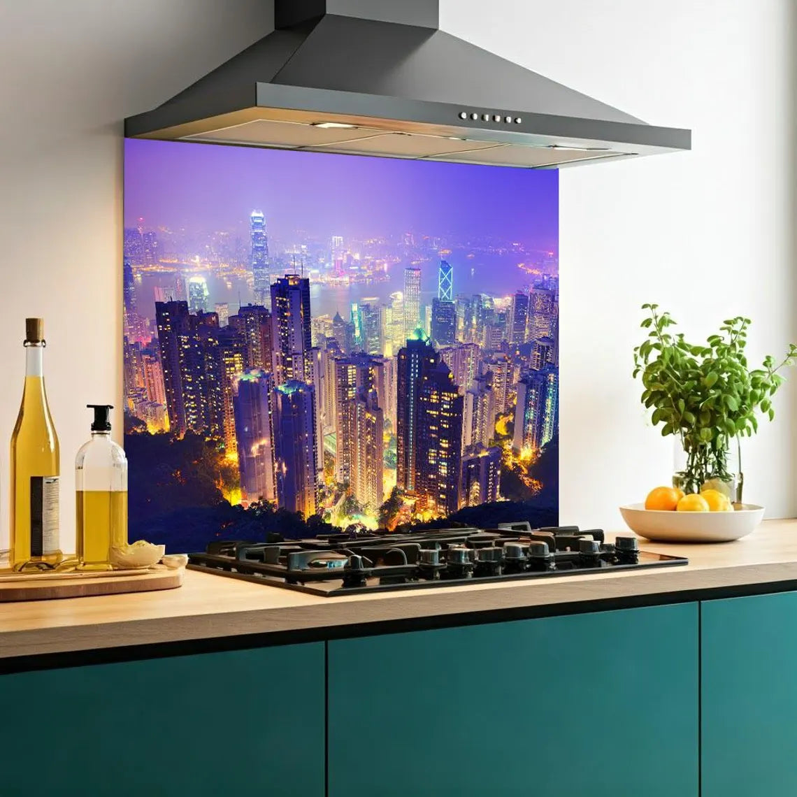 Hong Kong Glass Splashback