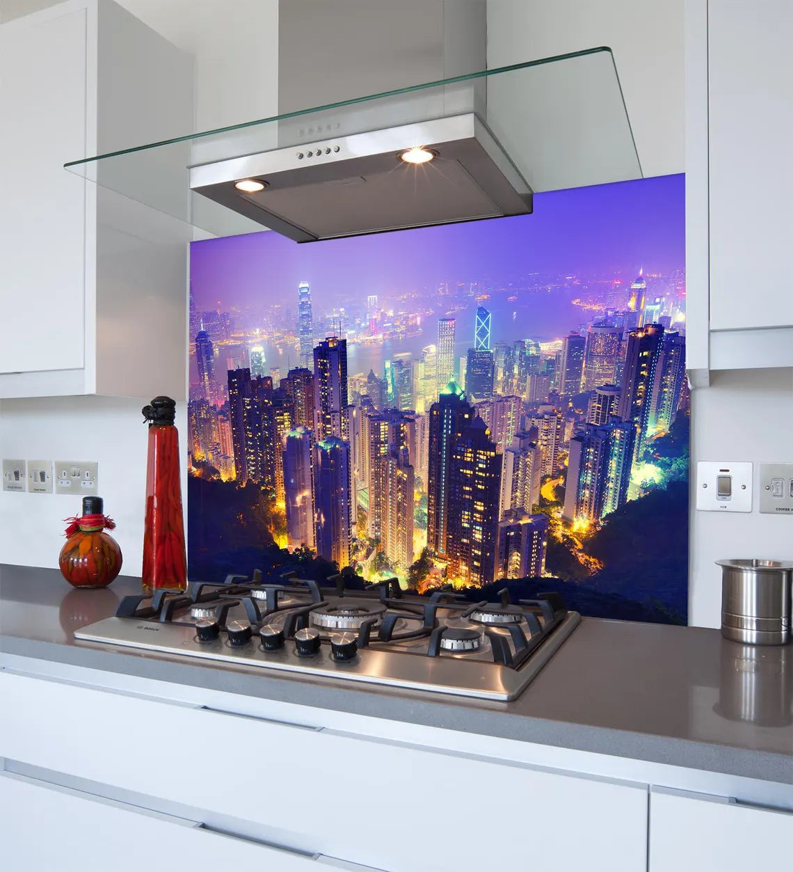 Hong Kong Glass Splashback