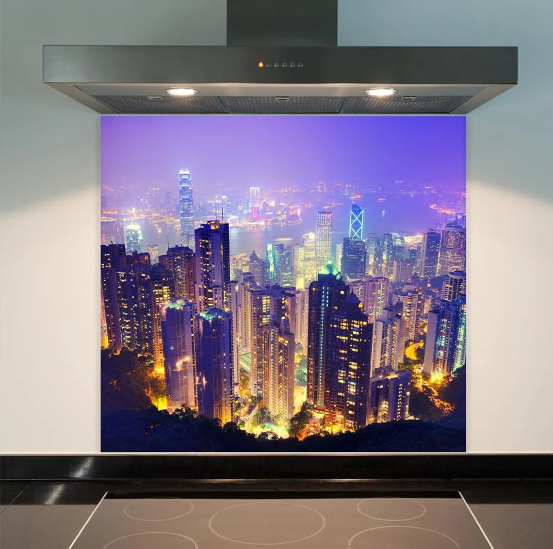 Hong Kong Glass Splashback