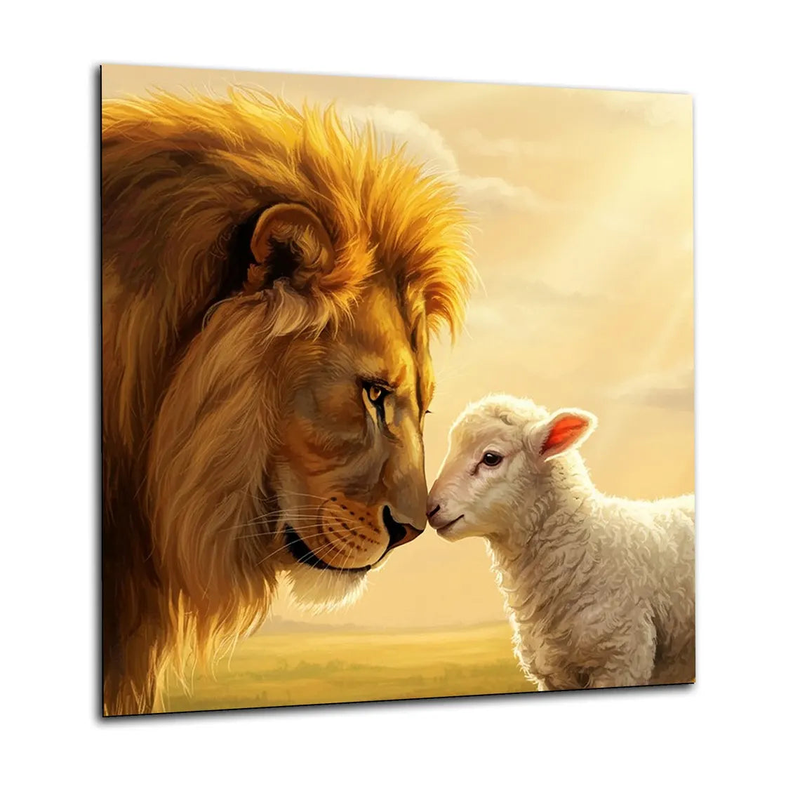 Lion Lamb Glass Splashback