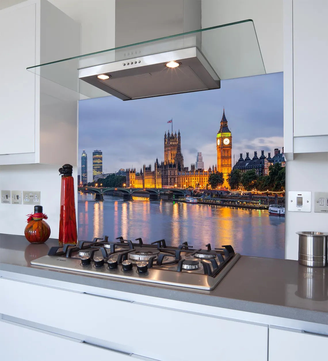 London Glass Splashback