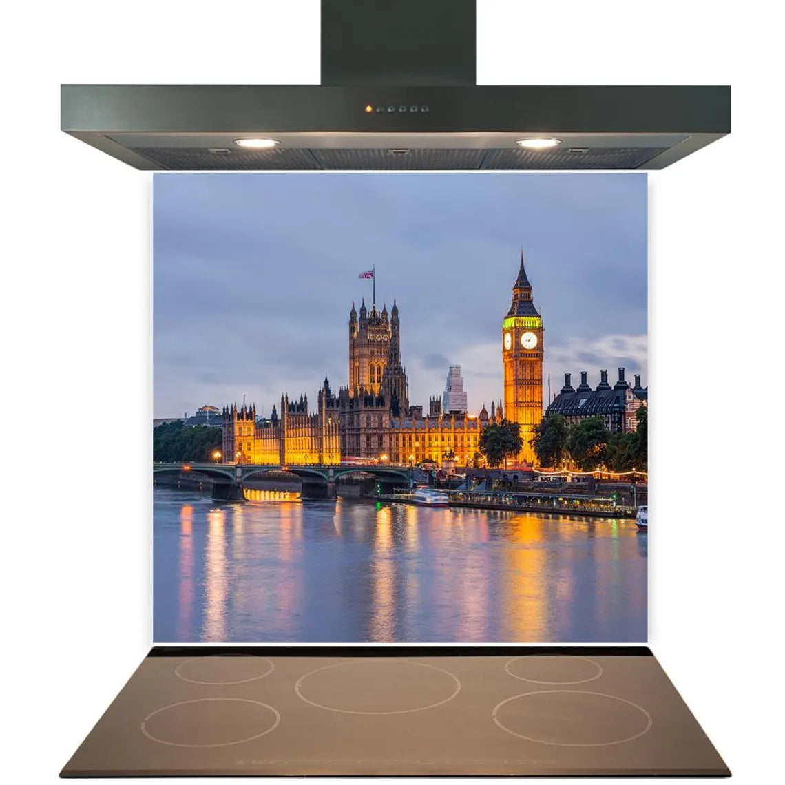 London Glass Splashback