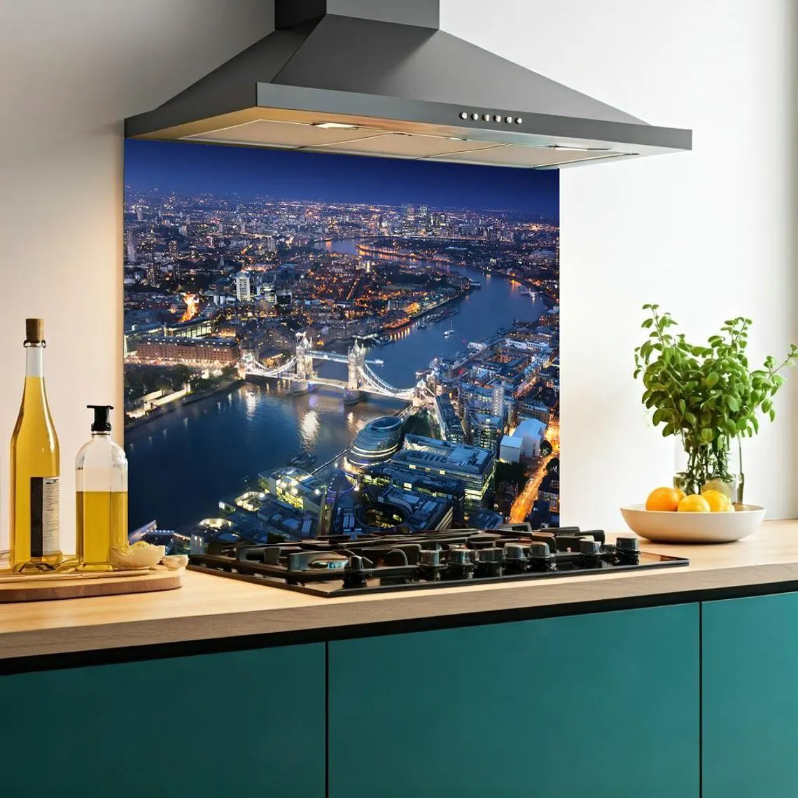 London Tower Bridge Glass Splashback