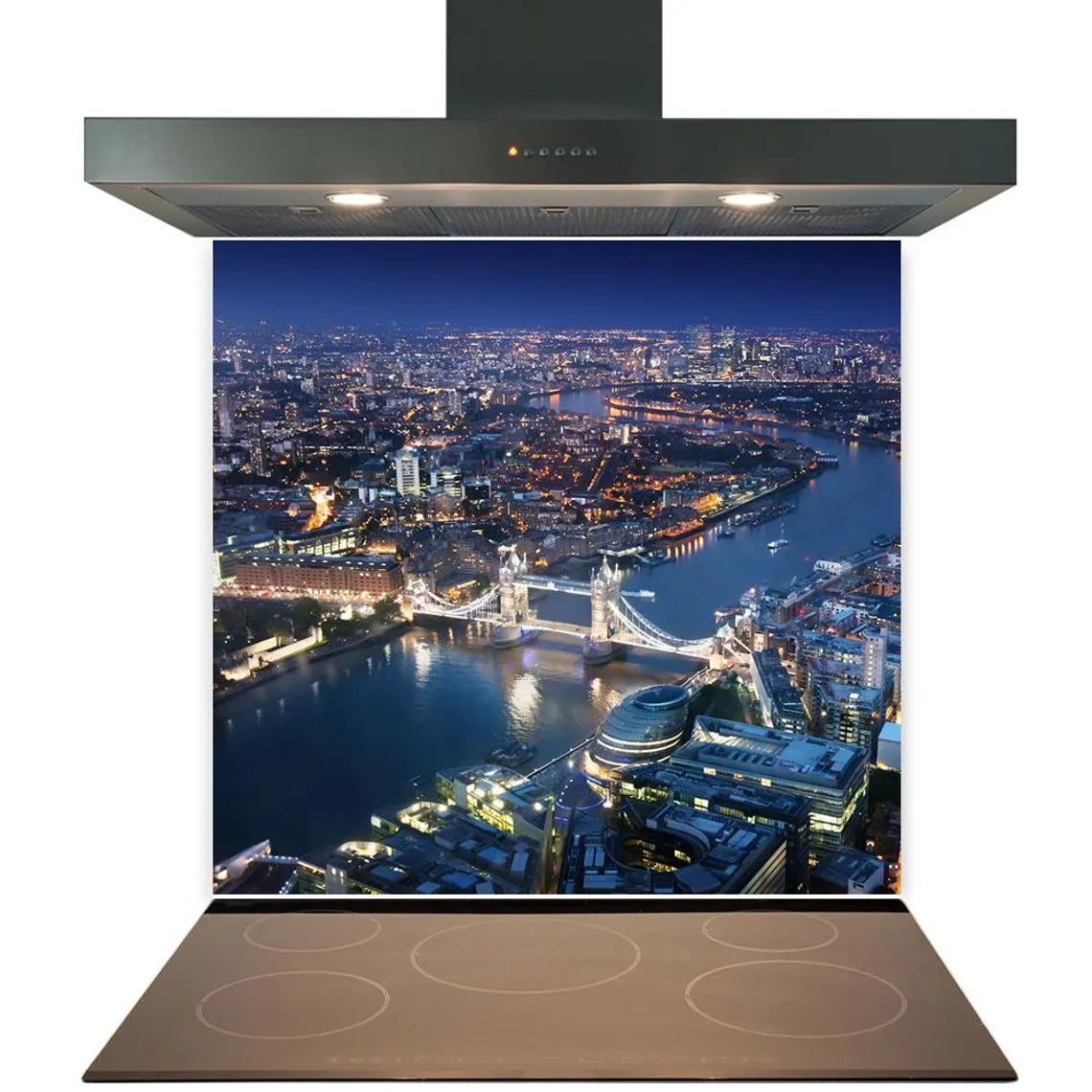 London Tower Bridge Glass Splashback
