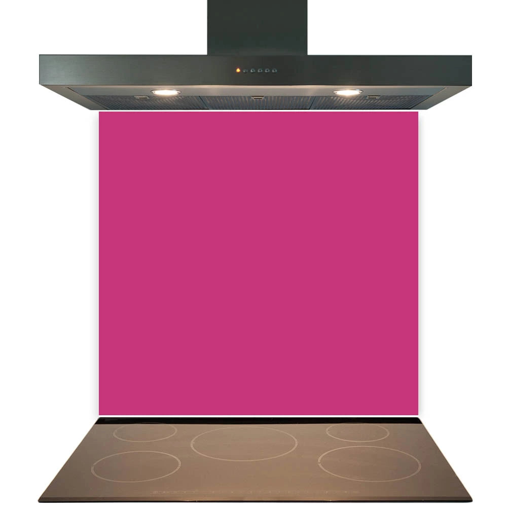 Magenta Glass Splashback