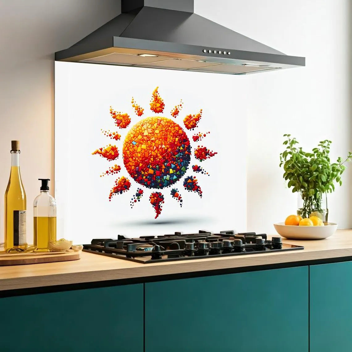 Mosaic Sun Glass Splashback