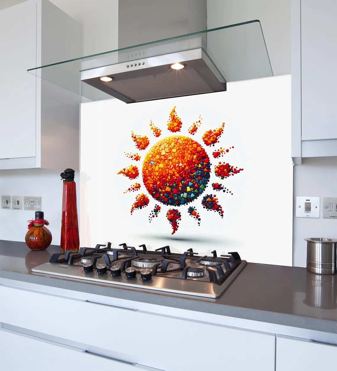 Mosaic Sun Glass Splashback