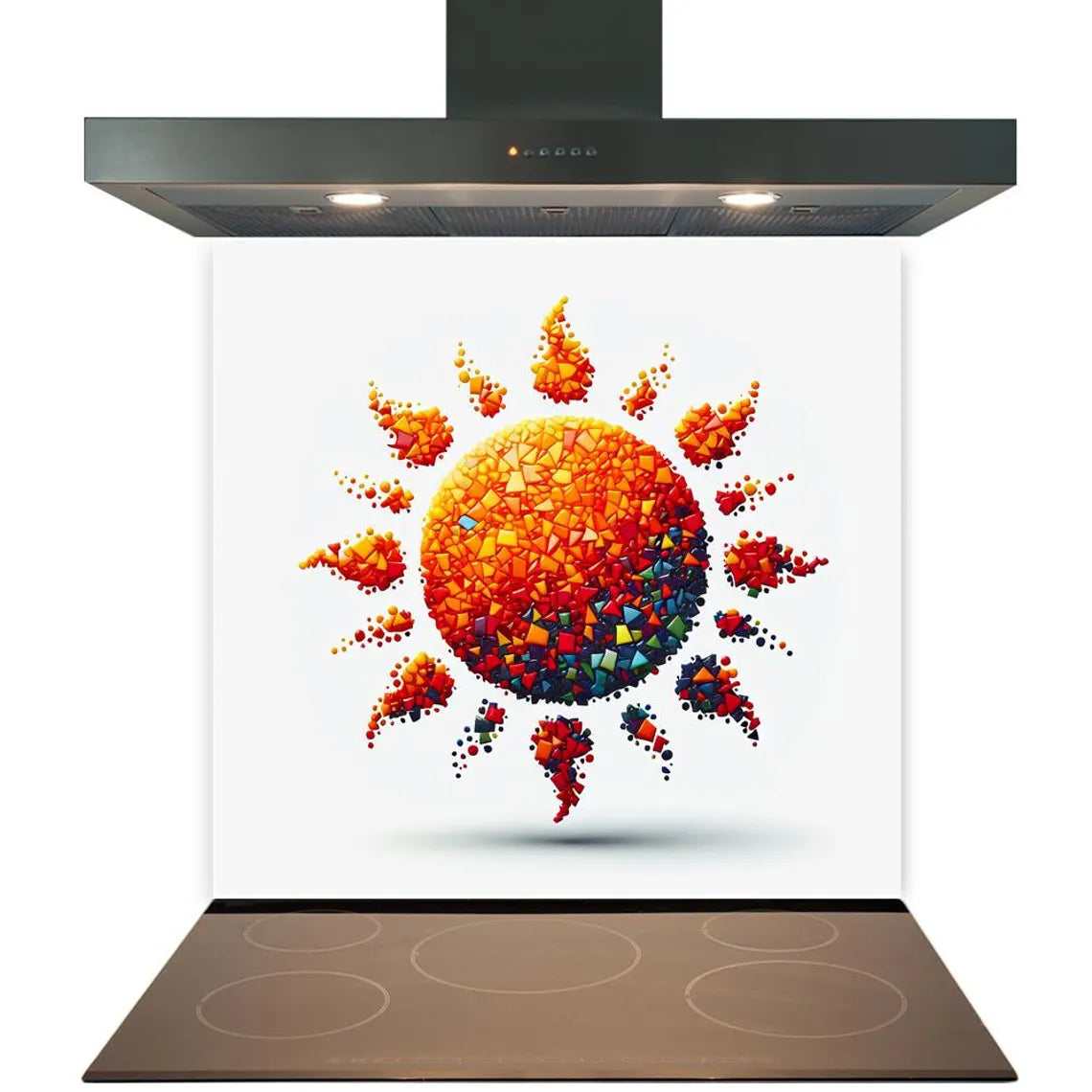 Mosaic Sun Glass Splashback