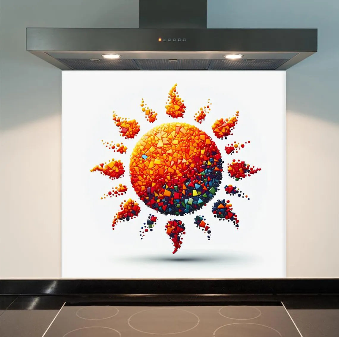 Mosaic Sun Glass Splashback