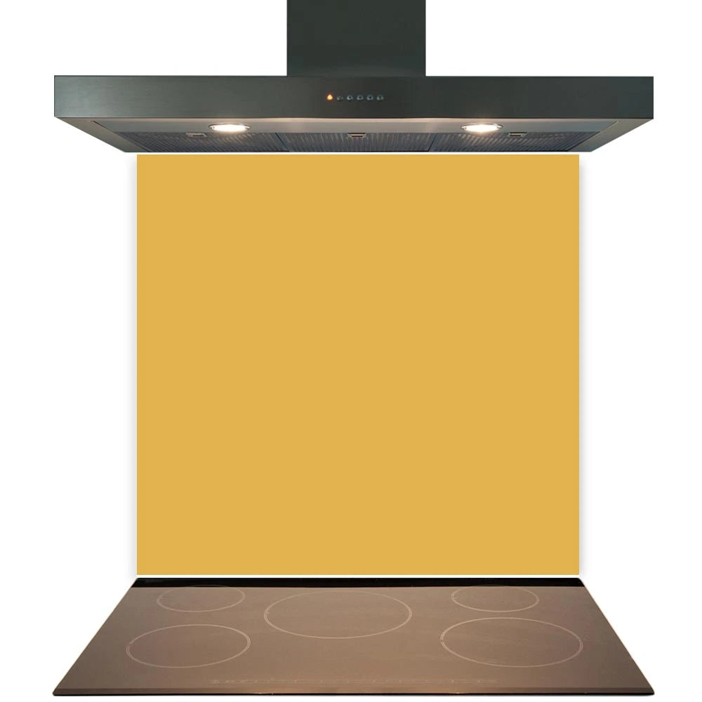 Mustard Glass Splashback