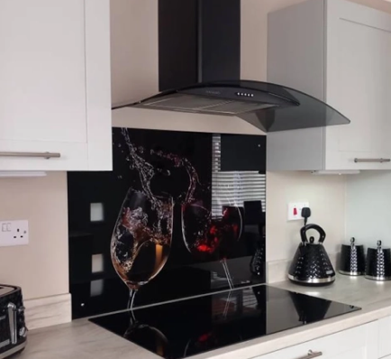 Printed Glass Splashback