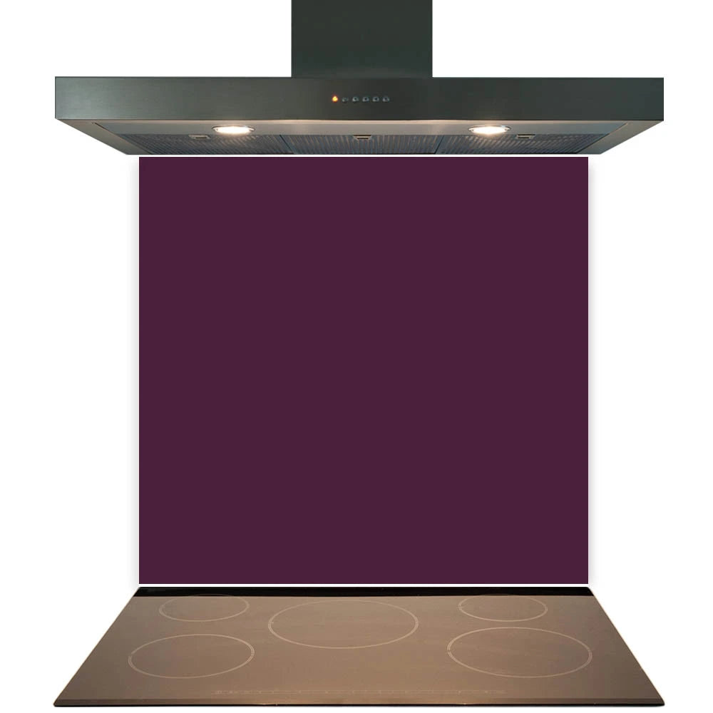 Purple Glass Splashback