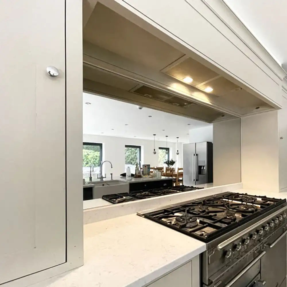 Toughened Mirror Glass Splashback