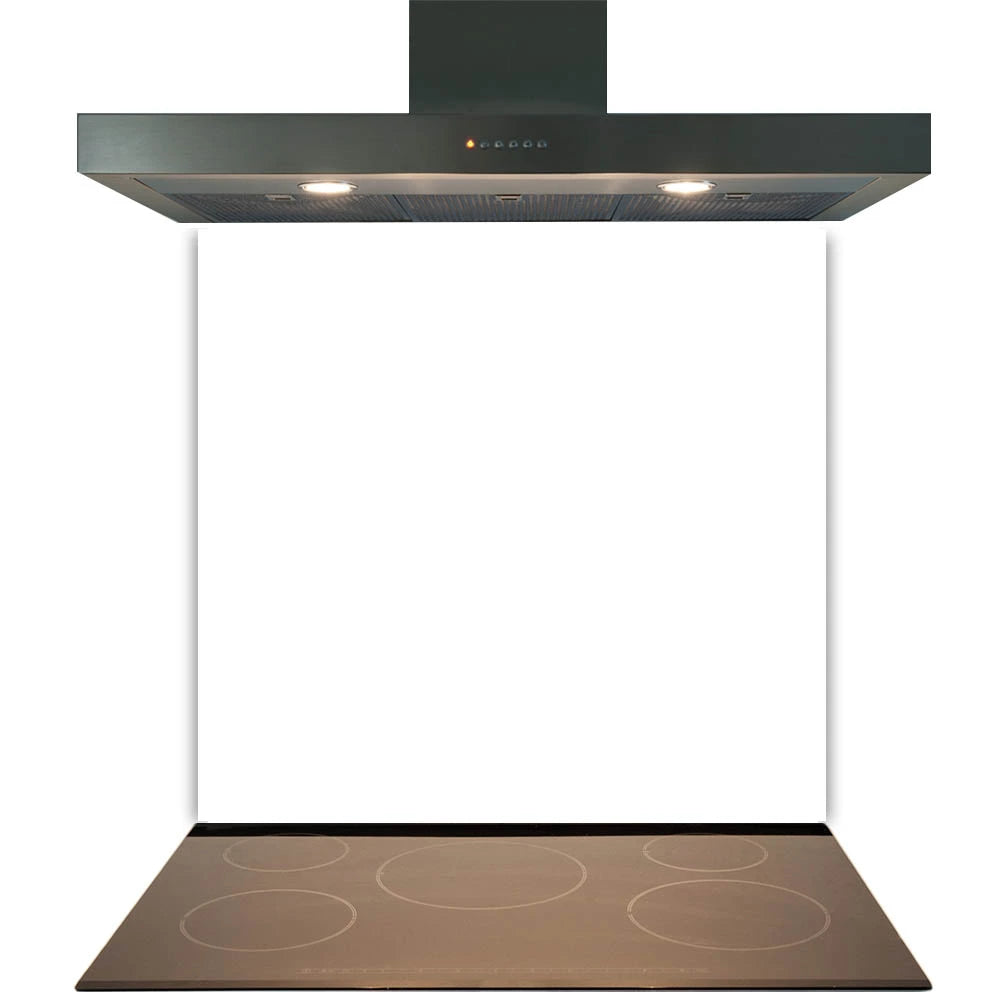 White Glass Splashback