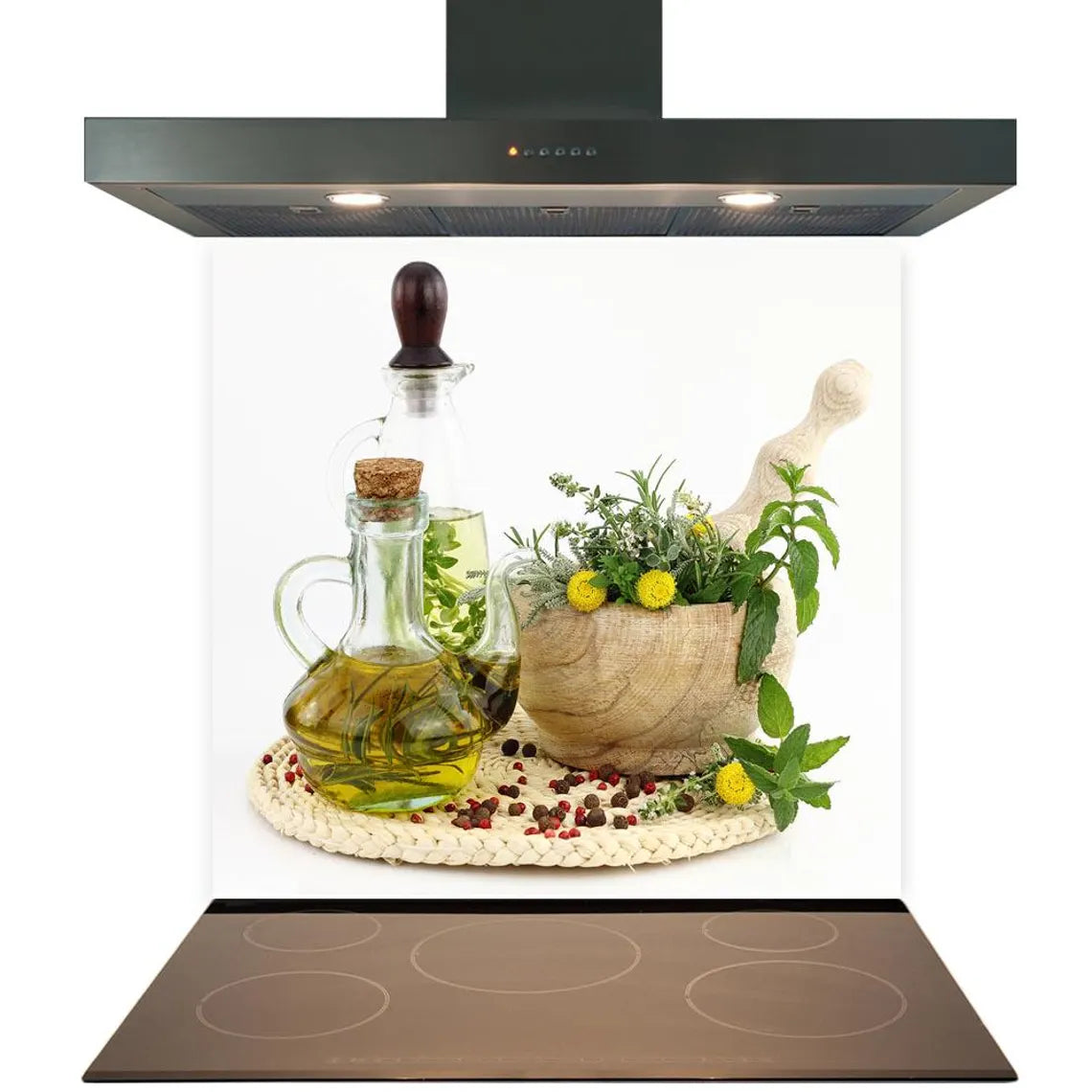 Wild Herbs Glass Splashback