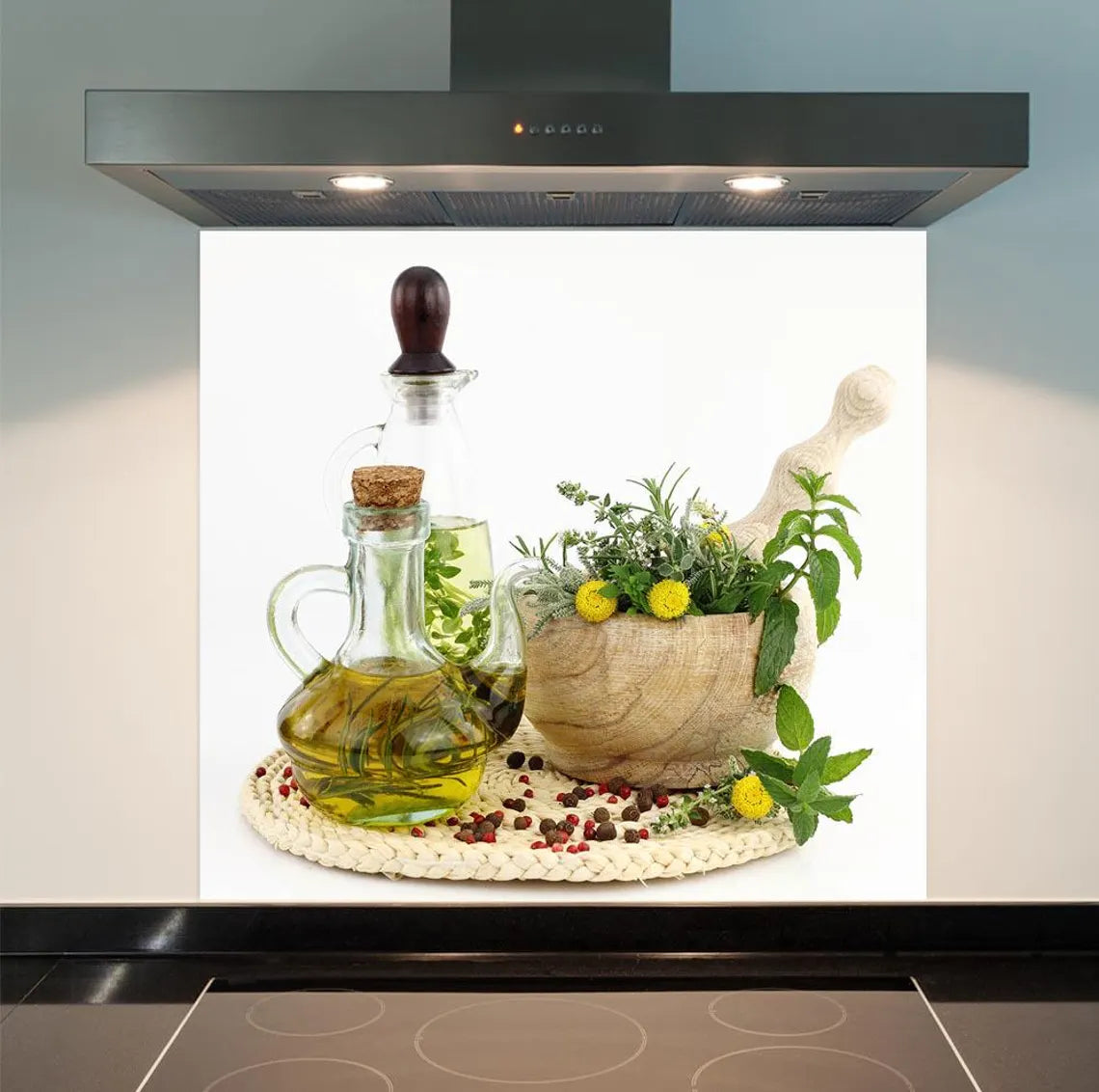 Wild Herbs Glass Splashback
